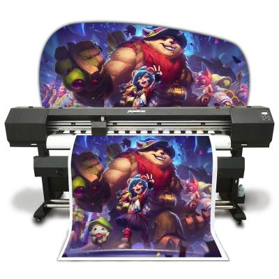 China Flex Banner Funsun Factory Sale 1.8m 6ft Eco Solvent Sublimation Printer Impresora Eco Solvente Impresora for sale