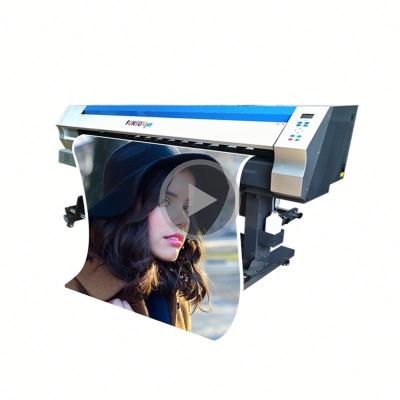 China Bill Printer Funsunjet 1.6m/1.8m sublimation 1440dpi inkjet printer eco solvent printer for flex banner sticker with DX7 head for sale