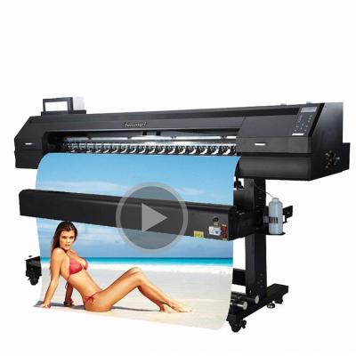 China Bill Printer Funsunjet FS-1800 1.8m eco poltter solvent printer displays impresoras digital textil printing for sale