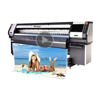 China Bill Printer 240sqm/H! Fusnunjet FS-3208K 3.2m 10ft konica 512i heads photo canvas printing machines for sale