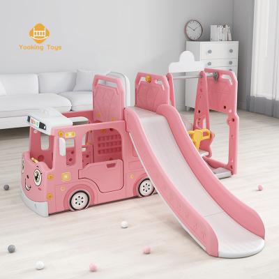 China Multifunctional/safe and stable/eco-friendly private label baby slide etc material swing bridge slippery for kids slides indoor plastic for sale