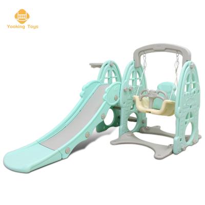 China Multi-functional/safe and stable material non-slip home slides/eco-friendly use etc. for Multi-Function Baby Plastic Kids Children Slide Toys Toys Playground Set Indoor Swings for sale