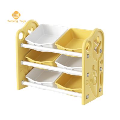 China High Quality Store Children's Organizer Safe Promotional Cabinet Toy Storage Shelf Kids Toys Cabinets for sale