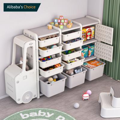 China Baby Child Toy Storage Boxes Shelf Basket Toy Car Storage Children Toy Storage Box Safe Durable Kids Furniture for sale