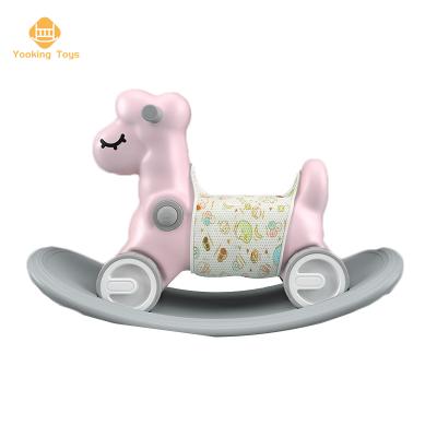 China Ride On Toy Hot Sale Baby Cute Rocking Horse Toy Kids Horse Rocker For Children for sale