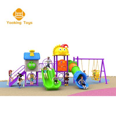 China Plastic Playground Parts:Low Density Polyethylene Small Linear Outdoor Slide Kids Plastic Playground For Indoor Wholesale Playground Equipment Set Plasticos for sale