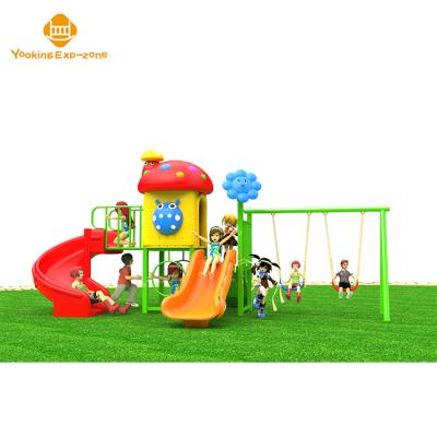 China Small Plastic Playground Equipment Outdoor Backyard Kids Swingset Playground Equipment Baby Children Kids Idea The New Of The Playground for sale