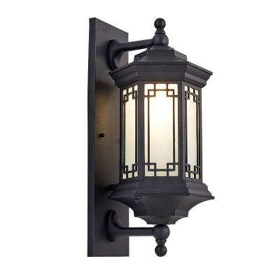 China Outdoor Waterproof Villa Balcony Garden Lamp Tempered Glass Wall Lamp Chinese Outdoor Wall Lamp Door Post Lamp for sale