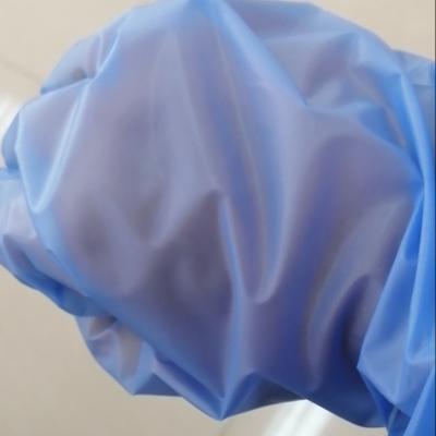 China High Stretch Disposable Gloves Strip Gloves Blue Elastomer Gloves for sale