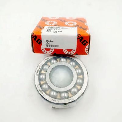 China Factory machined brass cage self-aligning ball bearing 2305M for sale