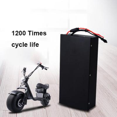 China Power Tools 60V18AH Customized Rechargeable 1500W Li Ion 21700 Battery 4500mah Pack For Adult Scooter City Harley Cocos for sale