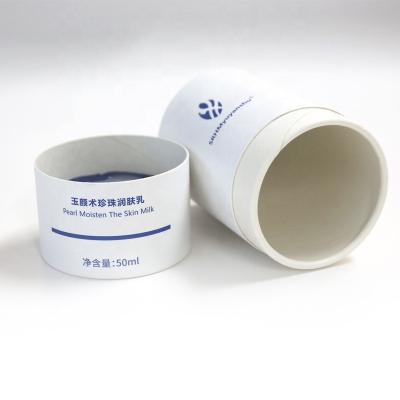 China Recycled Materials Biodegradable Eco Friendly Paper Tube Packaging For Cosmetic for sale