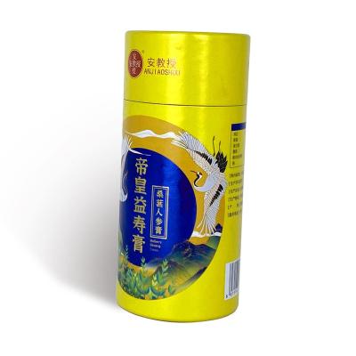 China Recycled Materials Custom Logo China Supplier Round Paper Box Cylindrical Paper Tube Packaging for sale