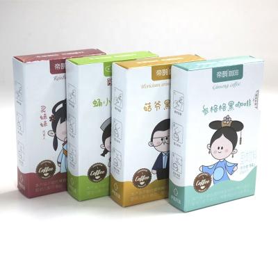 China Recycled Materials Factory Price Custom Logo Creative Coffee Small Packaging Box For Instant Coffee for sale