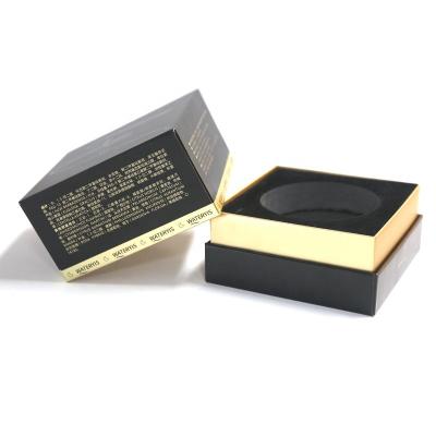 China Recycled Materials Factory Square Paper Cosmetic Candle Packaging Gift Box High-end Lid And Base Rigid Paper Box Cardboard For Cosmetics for sale