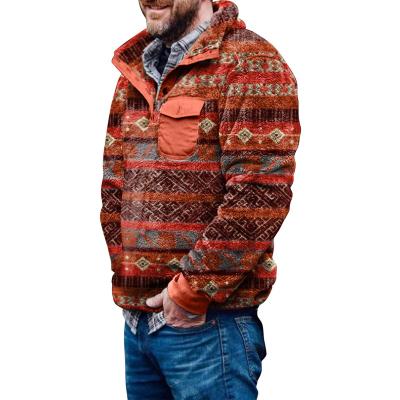 China 2021 autumn and winter men's clothing cardigan sweater fashion plush double-sided QUICK DRY furry border jacket for sale