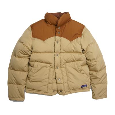 China New national fashion windproof workwear warm white duck down stand collar men and women down jacket for sale