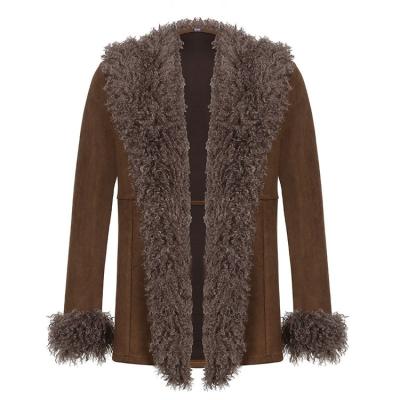 China Sustainable Solid Color Long Sleeve With Fur Collar Plus Size Womens Jackets And Coats for sale