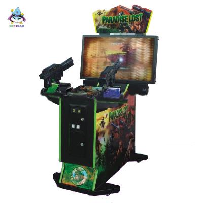 China Dinibao 42 Inches LCD Shooting Arcade Games Machine Gun Shooting Game For Game Center for sale