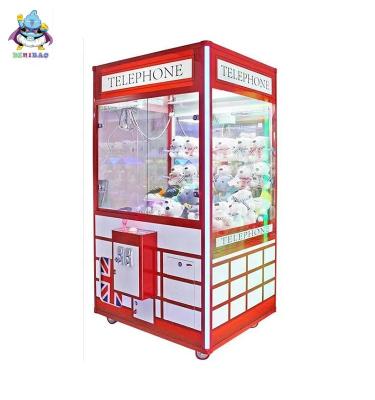 Chine British Telephone Toy Claw Crane Machine Big Claw Arcade  For Shopping Mall à vendre