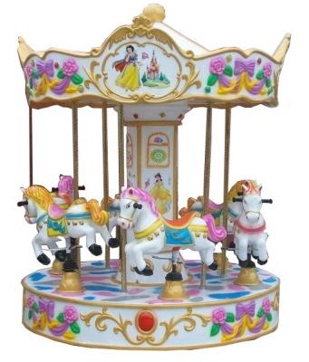 China Dinibao Amusement Park Coin Operated Carousel  Ride 6 Seats Kids Carousel Coin Operated For Sale en venta