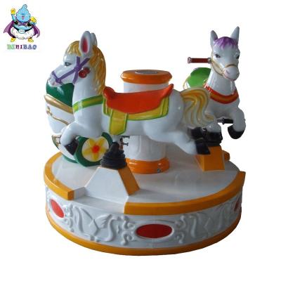 China Dinibao Indoor coin operated 3 players kids carousel horses game machine kids carousel ride for sale en venta