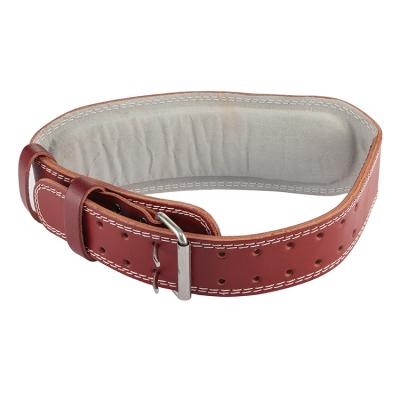 China China Factory Price Durable Custom Cowhide + Metal Material Buckle Weightlifting Belt for sale