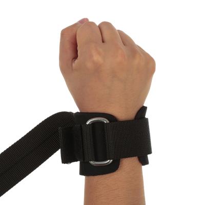 China Durable Wholesale Adjustable Weightlifting Wrist Support Strap Wraps With Buckle for sale