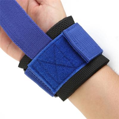 China 2020 Hot Selling Weightlifting Strap Durable Custom Gym Powerlifting Elastic Wrist Strap for sale