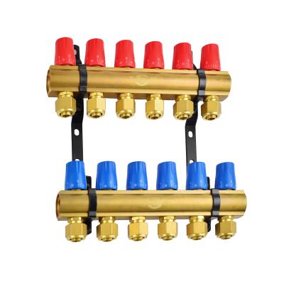 China 2020 Hot Selling Modern HVAC Underfloor Heating Systems New Products Brass Manifold for sale