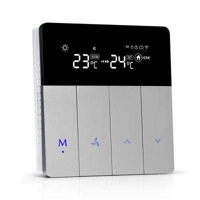 China Hotel High Performance Smart Life App tuya Connect Air Conditioning Customize AC Fan Coil FCU Thermostat for sale