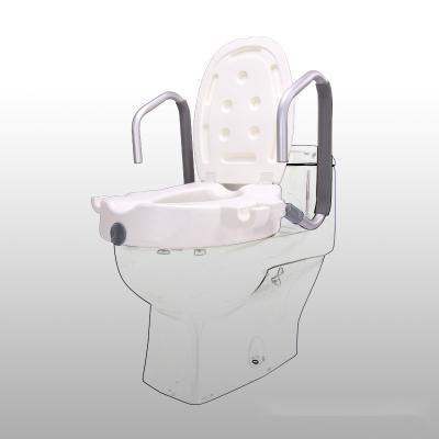 China Modern Plastic Raised Toilet Seat Toilet Riser For Elderly Or Pregnant Woman Or Handicapped With Armrest SC7060B-N-4 for sale