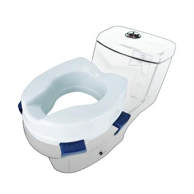 China Tool Free Detachable Medical Foshan Portable Plastic Disable Raised Toilet Seat With Clip For Elderly for sale