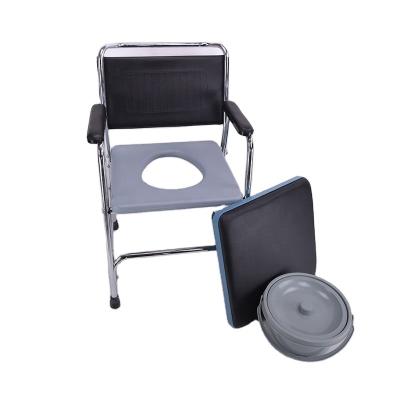 China Older hospital adult folding wheelchair with bepan for sale