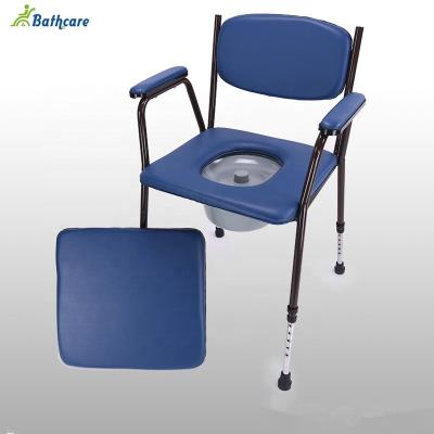 China Quality Older Durable Metal Wheelchair With Toilet for sale