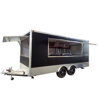 China Applicable industries of vegetable processing factory grocery store and new state mobile food carts food trailer for sale