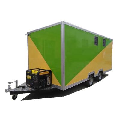 China Vegetable processing plant CE/ISO approved square mobile food truck street food trailer for sale for sale