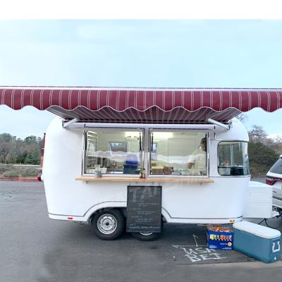 China High quality mobile vegetable processing factory food truck pizza air stream food trailer for sale for sale