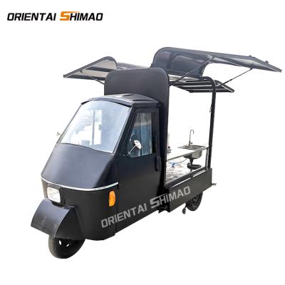 China Vegetable processing factory electric tuk tuk food truck bbq food trailer for sale for sale