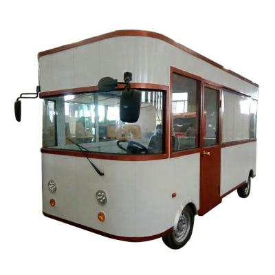 China Vegetable processing factory hot sale fast food cart food truck ice cream cart street food bus for sale for sale