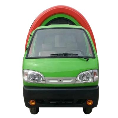 China Brand New Mini Ice Cream Juice Food Car Cafe Tricycle for sale