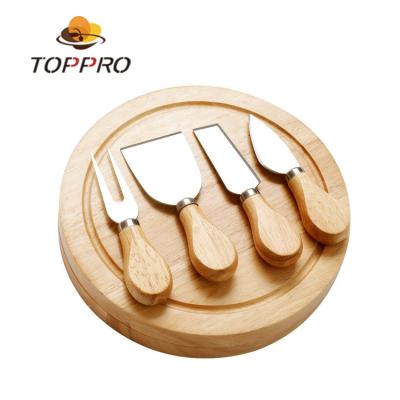 China Home Kitchen VISON Cheese Slicer Cutter Cutlery Set With Bamboo Handle Stainless Steel Cheese Knife Set 2020 for sale