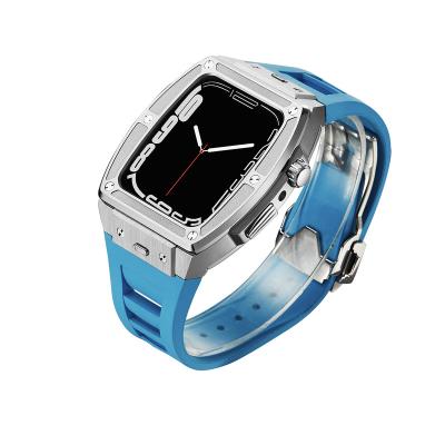 China Watch Cover Cases Opening Luxury APPL Watch Case, Stainless Steel Apple Watch Case, Wholesale Smart Watch Case For Apple Series 4/5/6/7 for sale