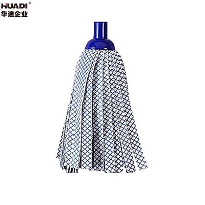 China Sustainable Push Grip Fit Broom Non Woven Wet Mop With Metal Handle 120cm for sale