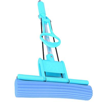 China For All Kind Of Floors PVA Absorbent Magic Broom With Telescopic Aluminum Handle 120cm for sale