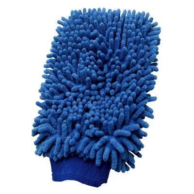 China Machine Washable Double Sided Microfiber Car Wash Glove for sale