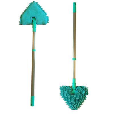 China Sustainable Microfiber Chenille Telescopic Cleaning Broom Wet And Dry Mop for sale