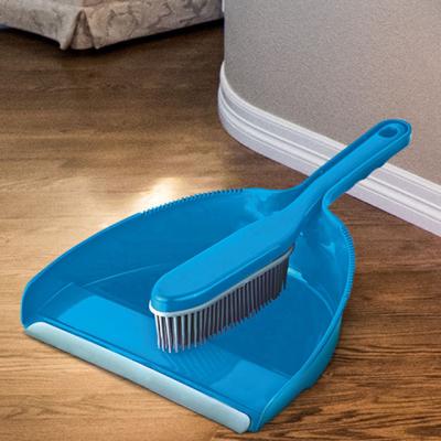 China Ideal for hair bristle brush and rubber sweepting dustpan set for sale