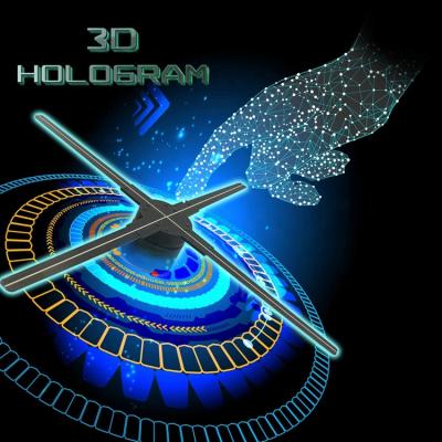 China Promotion wifi 60cm 3d led hologram logo advertising display hologram projector 3d en venta