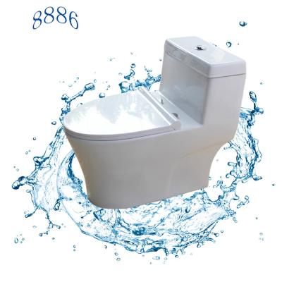 China MT-8886 Double-Flow Modern Design Sanitary Ware Bathroom Set Ceramic One Piece Toilet, Chinese WC Toilet for sale